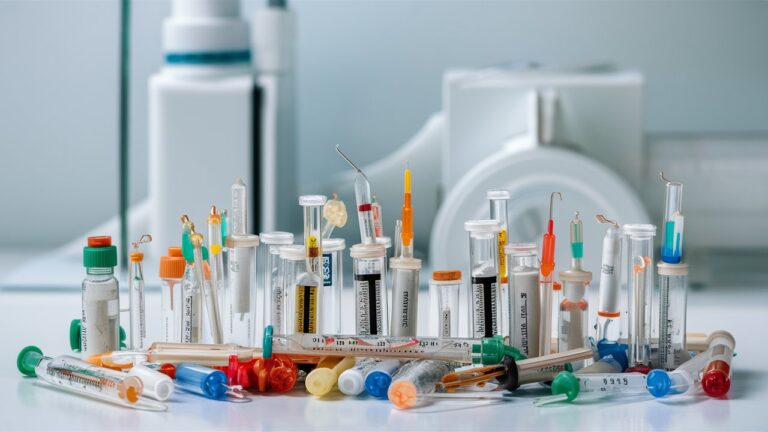 Pediatric Tiny Tubes and Small Syringes Medical Supplies