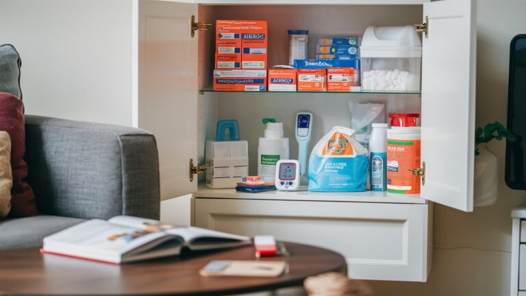 Home Environment with Medical Supplies
