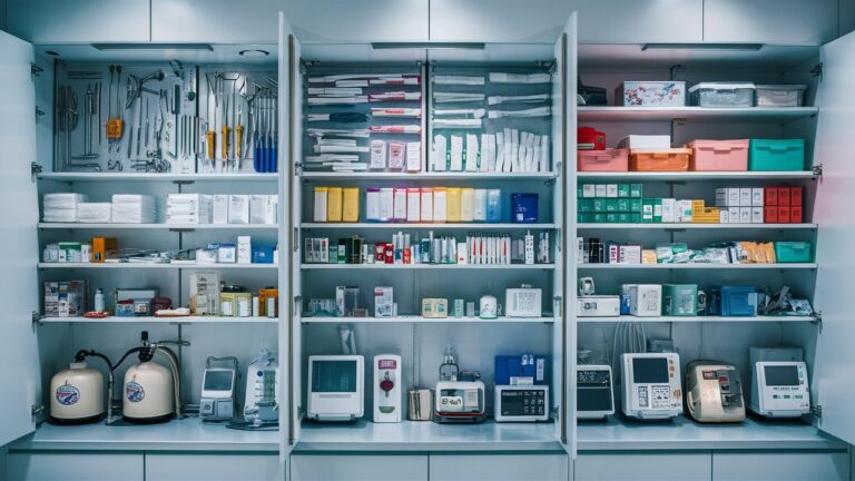 Medical Supply Cabinets and Storage Solutions